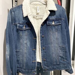 Sherpa Lined Denim Jacket